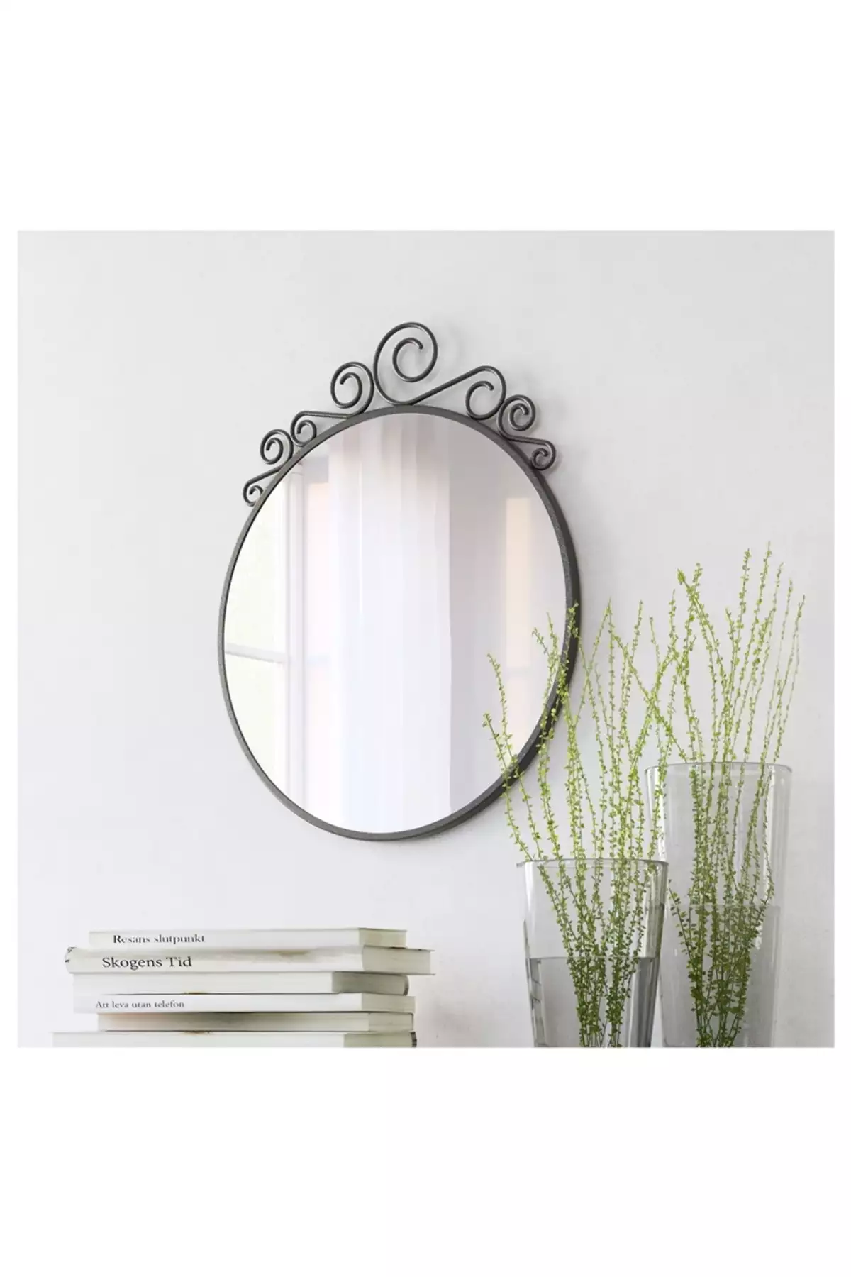 آینه گرد فرورژه 50x60 سانتیمتر برند IKEA - 841163293