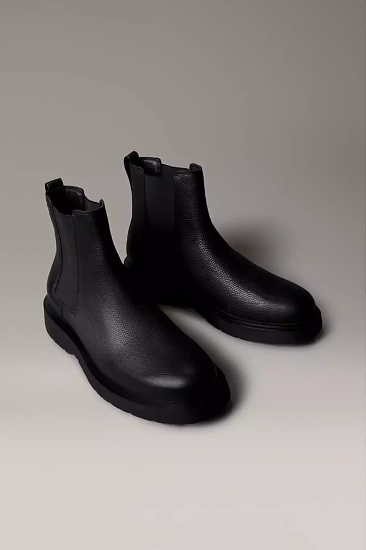 چکمه چلسا مردانه با زیره نظامی - مشکی برند Calvin Klein - 1015487951