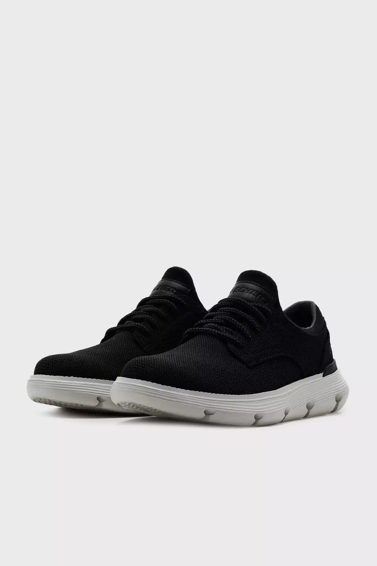 کفش روزمره مردانه با بافت کنواس شماره 204907 مشکی برند Skechers - 930524885