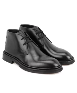چکمه چرم مشکی مردانه ایوان برند Desa - 770777162