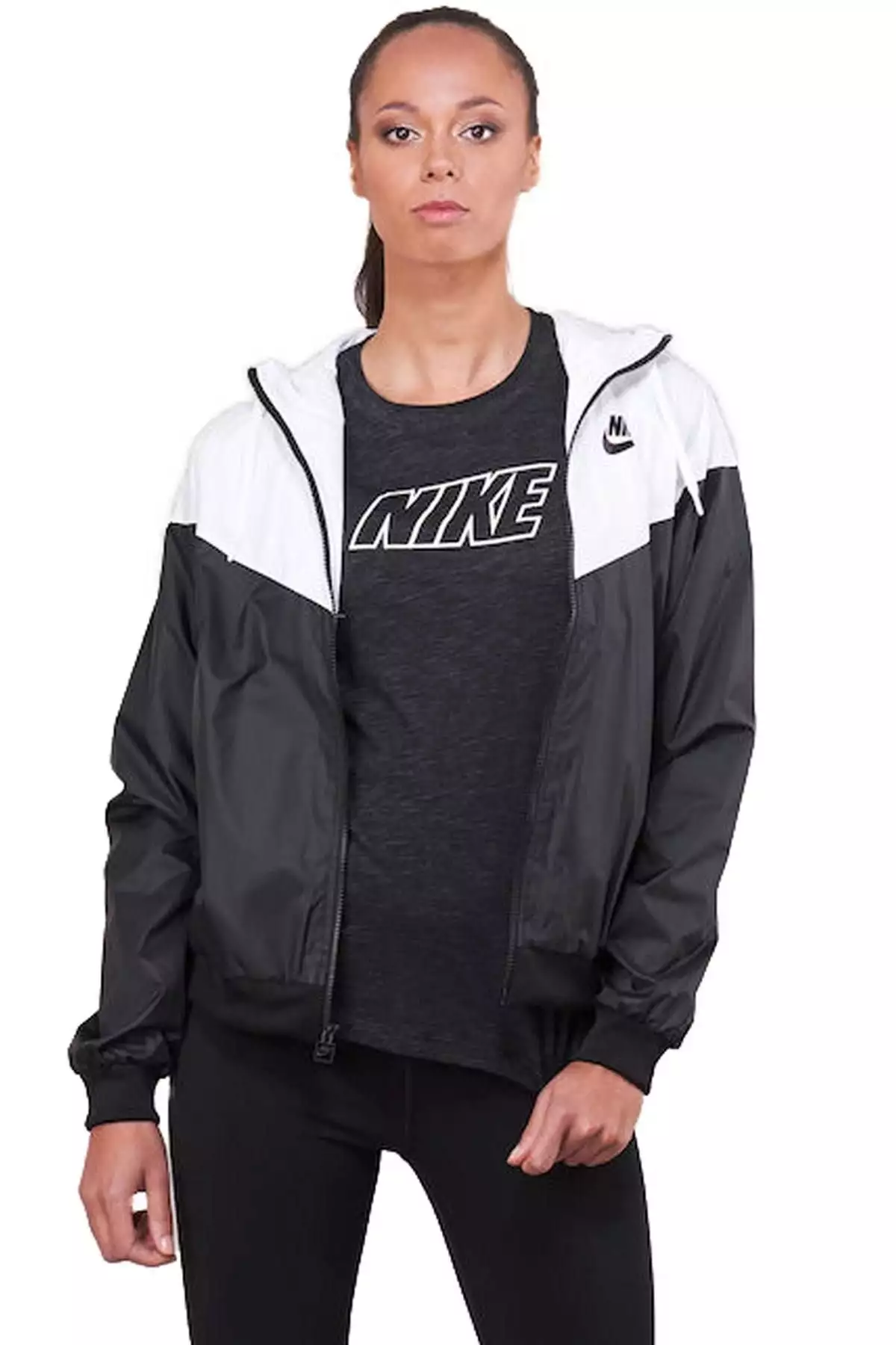 کاپشن زنانه هودی Windrunner مدل AR3092-010 برند Nike - 640616328