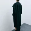 پالتو پشمی کروازه برند MANGO - 867554943