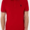 پولو یقه دار مردانه مدل رگولر فیت رنگ قرمز تیشرت پایه 50306011-VR030 برند U.S. Polo Assn. - 928101153