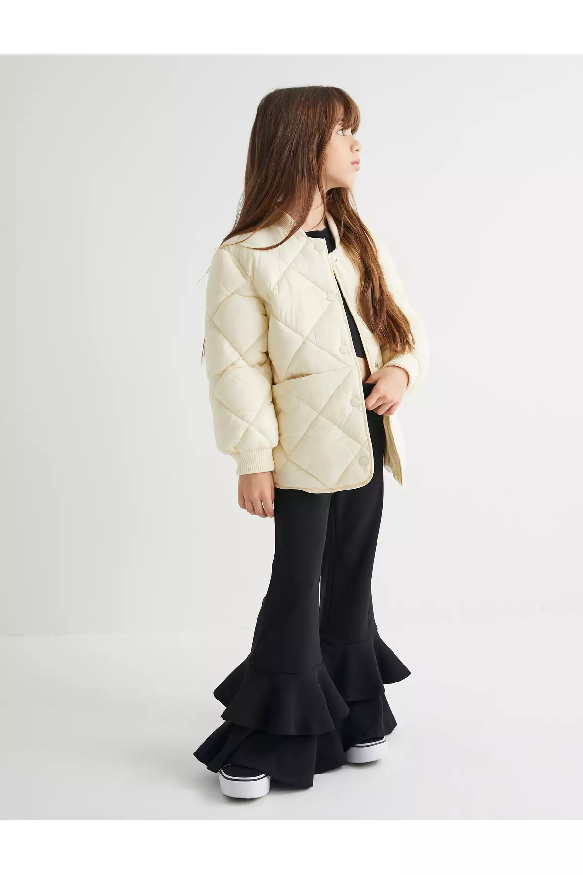 پوشاک فصلی موی نازک با دکمههای چسبی برند Koton - 815020792