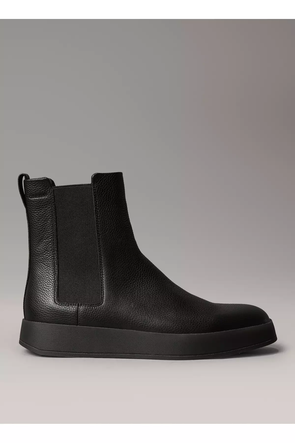 چکمه مردانه سیاه هایبرید کاپ چلسی چرم برند Calvin Klein - 1018239569
