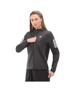 کد IN1576-K، ژاکت زنانه بارانی-بادگیر رنگ مشکی. برند adidas - 800342948