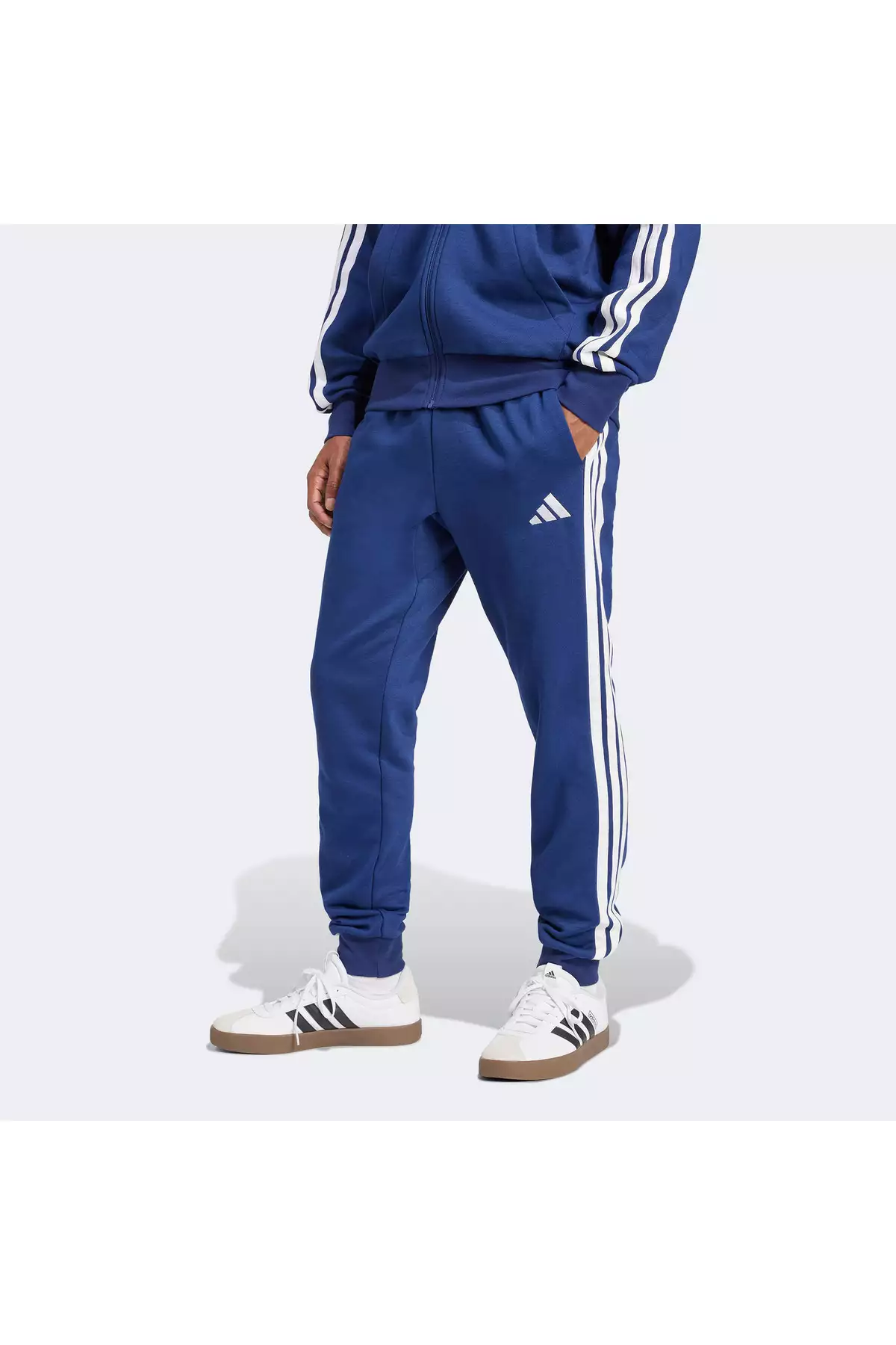 شلوار ورزشی مردانه لاجوردی سه خط ضروری برند adidas - 939053222