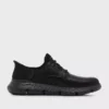 کفش کژوال مردانه مدل گارزا با ترکیب چرم ضد آب 205278 BBK برند Skechers - 1036242940