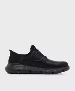 کفش کژوال مردانه مدل گارزا با ترکیب چرم ضد آب 205278 BBK برند Skechers - 1036242940