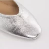 بابت زنانه چرم واقعی نقرهای برند Aldo - 817832199