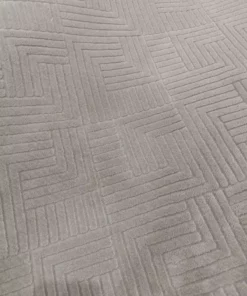 فرش راهرو، اتاق و آشپزخانه با زیره ضد لغزش و طرح برجسته مرینوس، رنگ قهوه‌ای برند Merinos - 813280689