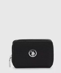 کیف پول زنانه سیاه برند U.S. Polo Assn. - 740072509