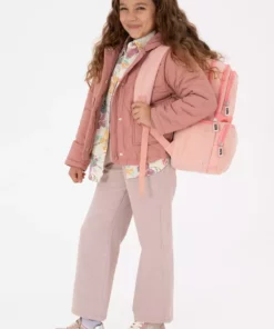 کاپشن دخترانه طرح ارکیده با پشم داخلی و کلاه، کد 50313055-VR221 برند U.S. Polo Assn. - 991247893