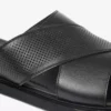 صندل چرمی طبیعی مردانه مشکی برند Greyder - 824641546