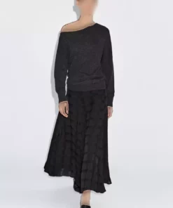 دامن با چینهای بلند برند Massimo Dutti - 984744487