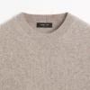 ژاکت با یقه دوچرخهای و طراحی ملانژ برند Massimo Dutti - 987799583