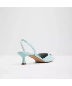 دلکیت - کفش پاشنه کوتاه زنانه از جنس چرم مصنوعی آبی برند Aldo - 926238317