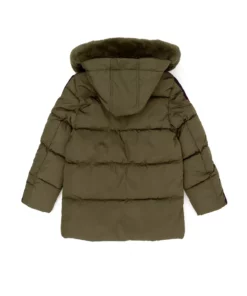 کاپشن کلاهدار با رنگ خاکی برای پسران شماره 50271503-VR027 برند U.S. Polo Assn. - 834387042