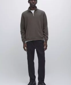ژاکت با یقه ایستاده و زیپ دار برند Massimo Dutti - 991329607