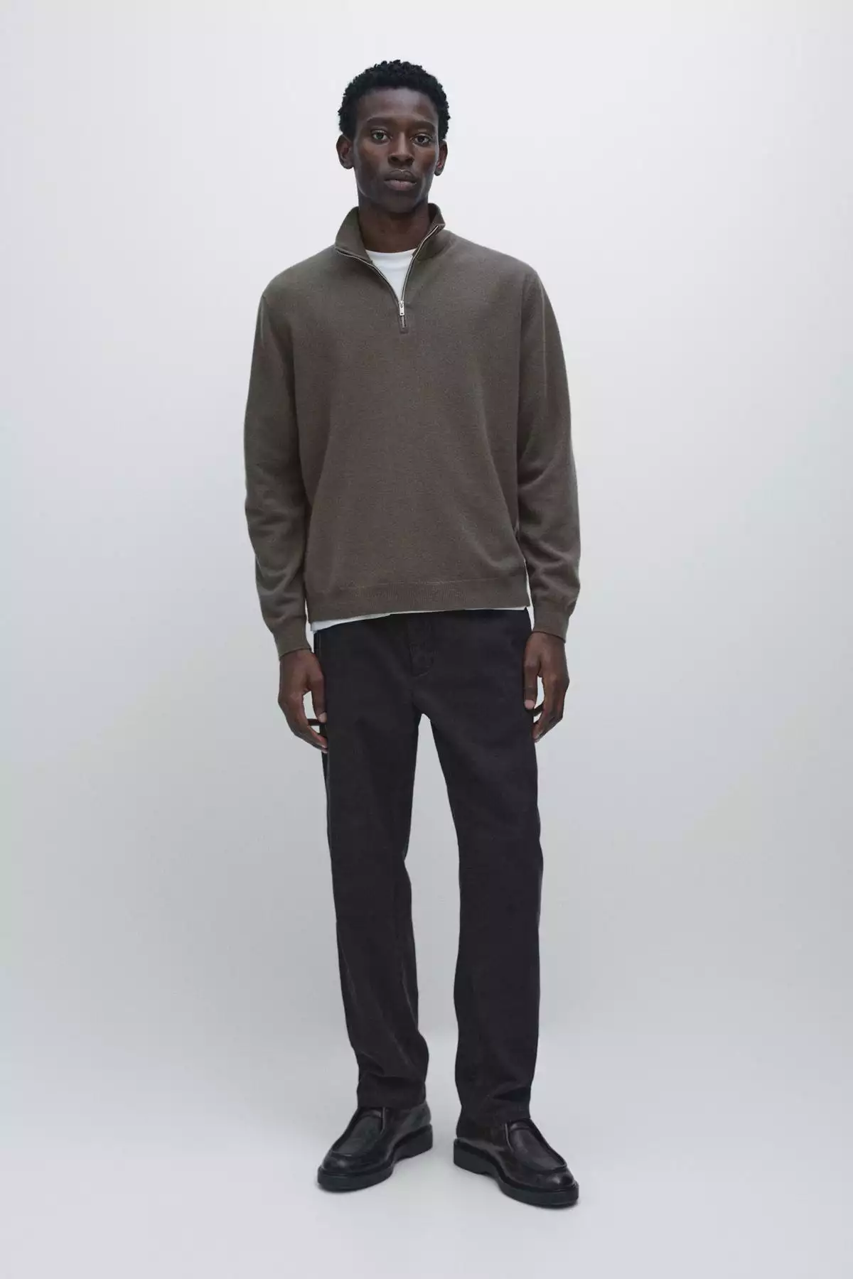 ژاکت با یقه ایستاده و زیپ دار برند Massimo Dutti - 991329607