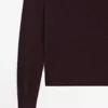 پلیور یقهدار بافتنی ۱۰۰% پشم برند Massimo Dutti - 984280804