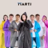 بارانی زنانه و مردانه با کدو و دکمهای، ساخته شده از اوا، رنگ مشکی، مقاوم در برابر آب و باد، مدل Bymmrc881r برند By Marine - 184077042