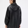 بارانی چرمی سونی با کلاه مخفی برند Koton - 751709069