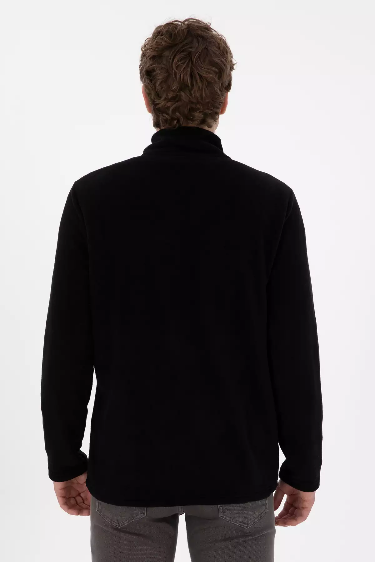 کازکت مردانه سیاه رنگ با بافت پشمی 50290594-VR046 برند U.S. Polo Assn. - 927790635