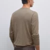 پلیور نخی با آستین بلند برند Massimo Dutti - 944707296