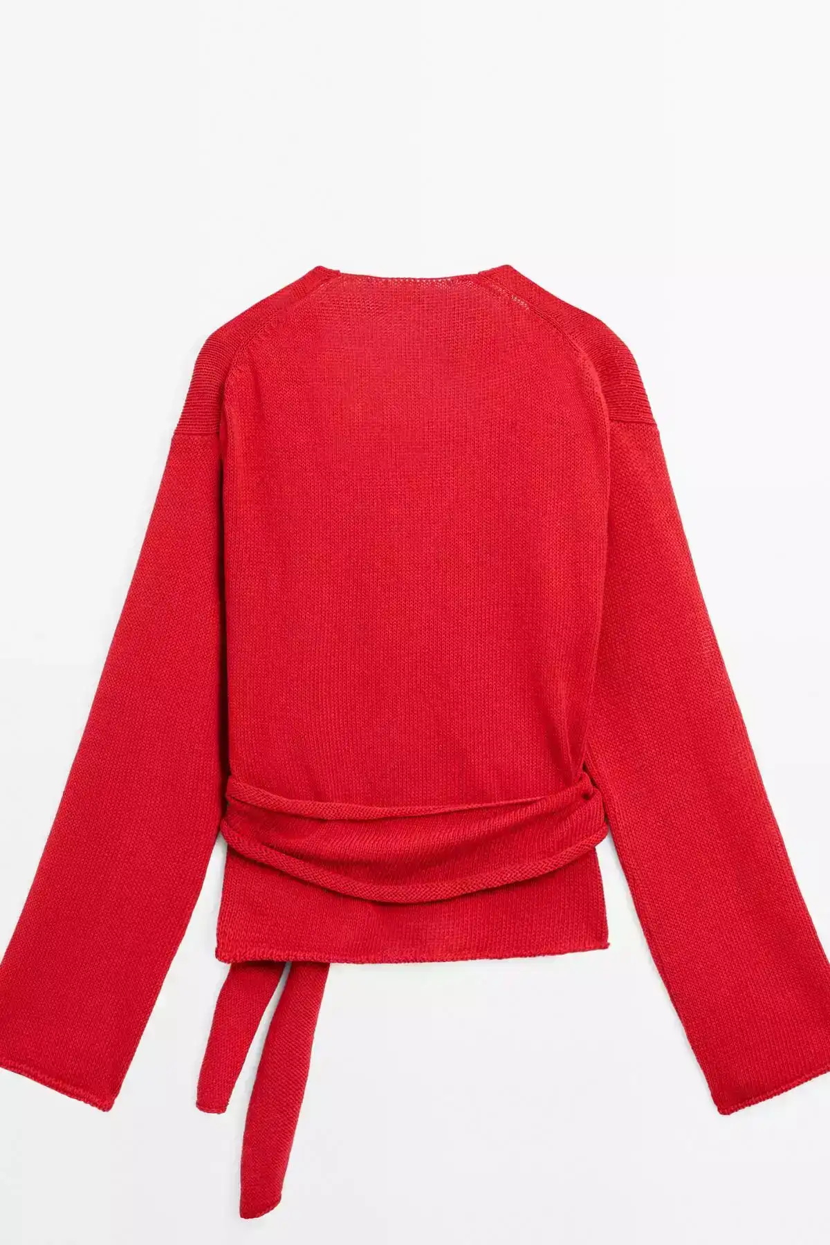 ژاکت بافتنی با جزئیات کمر برند Massimo Dutti - 951298433