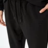 شلوار ورزشی نخی با بند و جیبهای طراحی شده و دم پای کشی برند Koton - 866644308