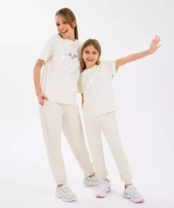 تیشرت گرافیکی بزرگ دخترانه رنگ کرم Off White مدل Sk2510122-102 برند Skechers - 928427859