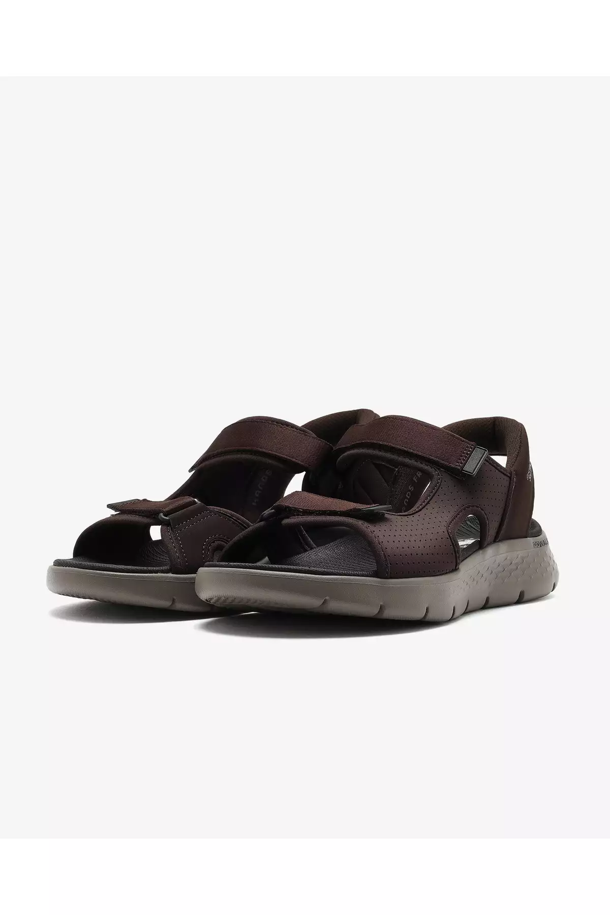 صندل مردانه گام راحتی فلت - ورودی آسان رنگ قهوهای 229210 برند Skechers - 920416671