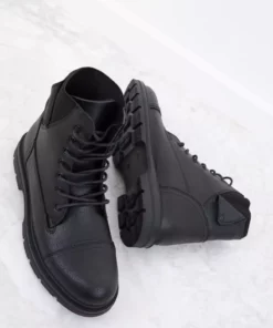 کفش بوت و بوتی مردانه مشکی 20149 برند SOHO - 883821780