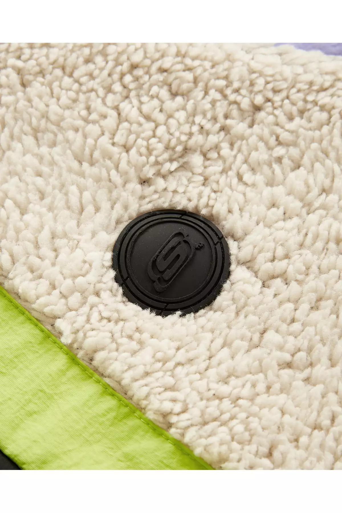 کاپشن لایهنشده فلیس دارای زیپ کامل برای دختران بزرگ به رنگ بنفش مدل SK232176-505 برند Skechers - 762232809