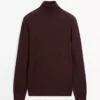 ژاکت یقه ایستاده با ترکیب پشم یخی برند Massimo Dutti - 982461460