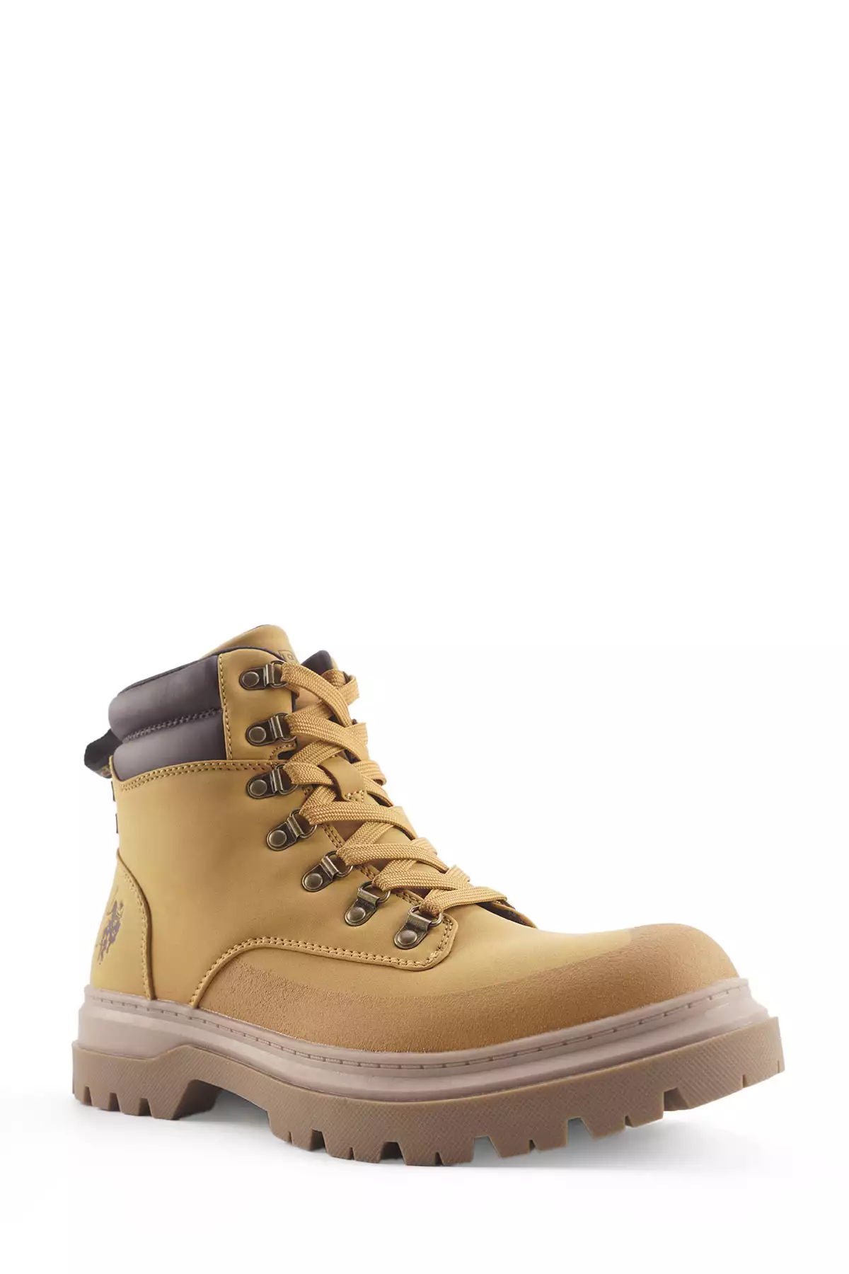 بوت بایکر مردانه زین 4PR زرد برند U.S. Polo Assn. - 868286340