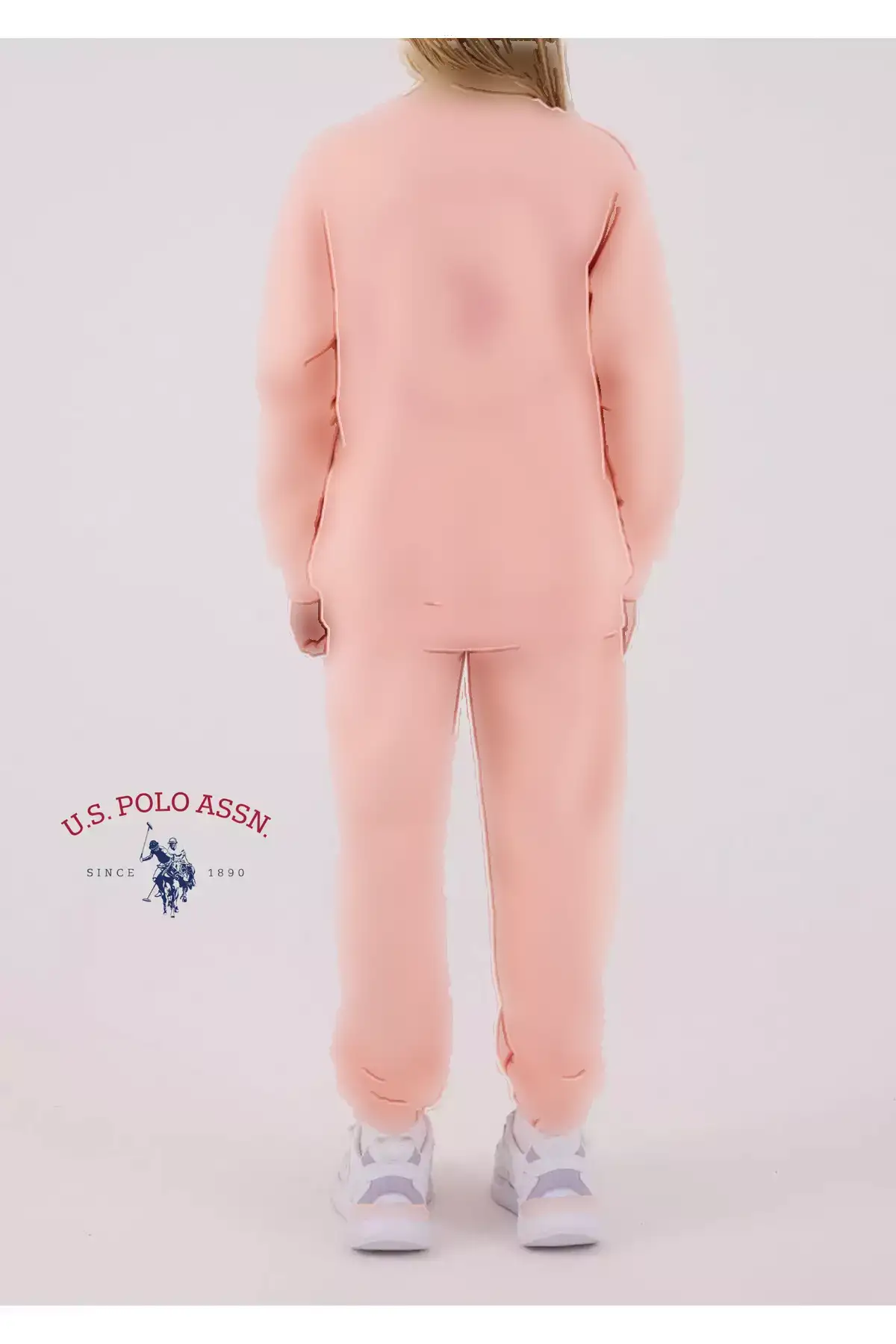 ست پیراهن و شلوار لیسانسی دخترانه از جنس پنبه برند U.S. Polo Assn. - 1025437107