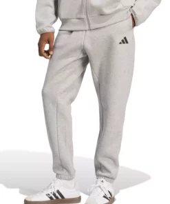 شلوار ورزشی مردانه با کمر کشی رنگ طوسی روشن مدل JI8767 M FI SL PT برند adidas - 957953973