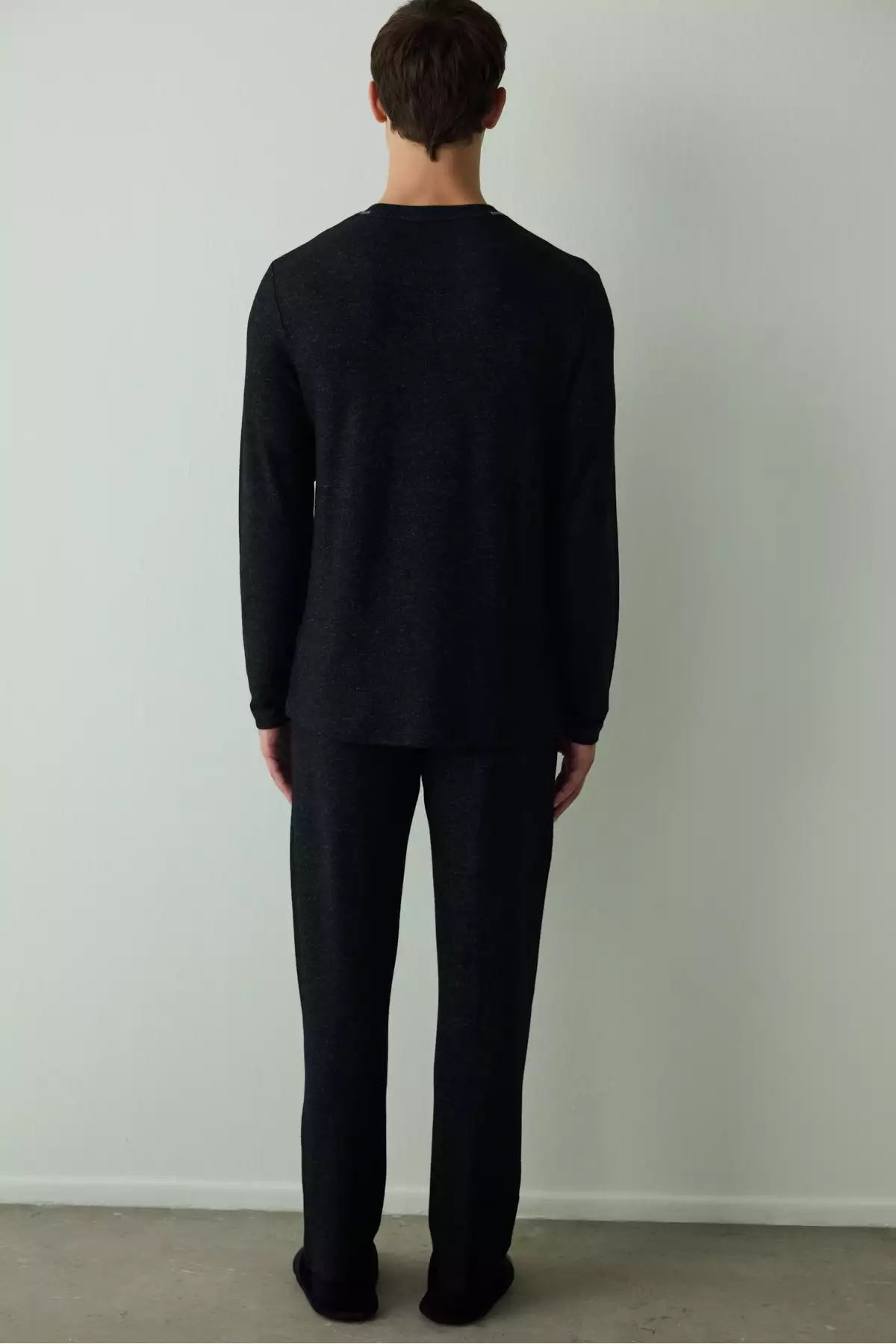 ست پیژامه مردانه مشکی پایه برند Penti - 992097511