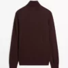 ژاکت یقه ایستاده با ترکیب پشم یخی برند Massimo Dutti - 982461460