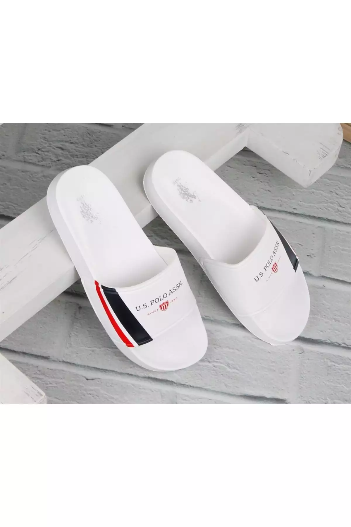 ترجمه: دمپایی مردانه 3m وِلی 3fx سفید برند U.S. Polo Assn. - 734510818