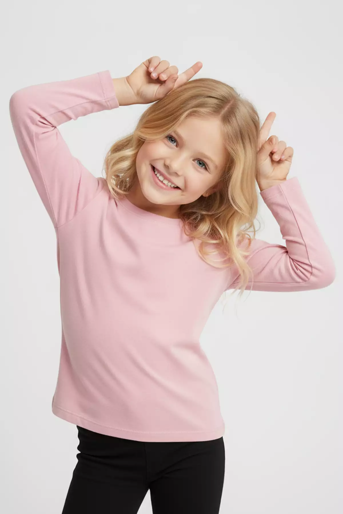 ست ۶ عددی بدنه آستین بلند رنگی بیسیک فصلی تیشرت دخترانه و پسرانه (ست-۲) برند TWOO KİDS - 841937041