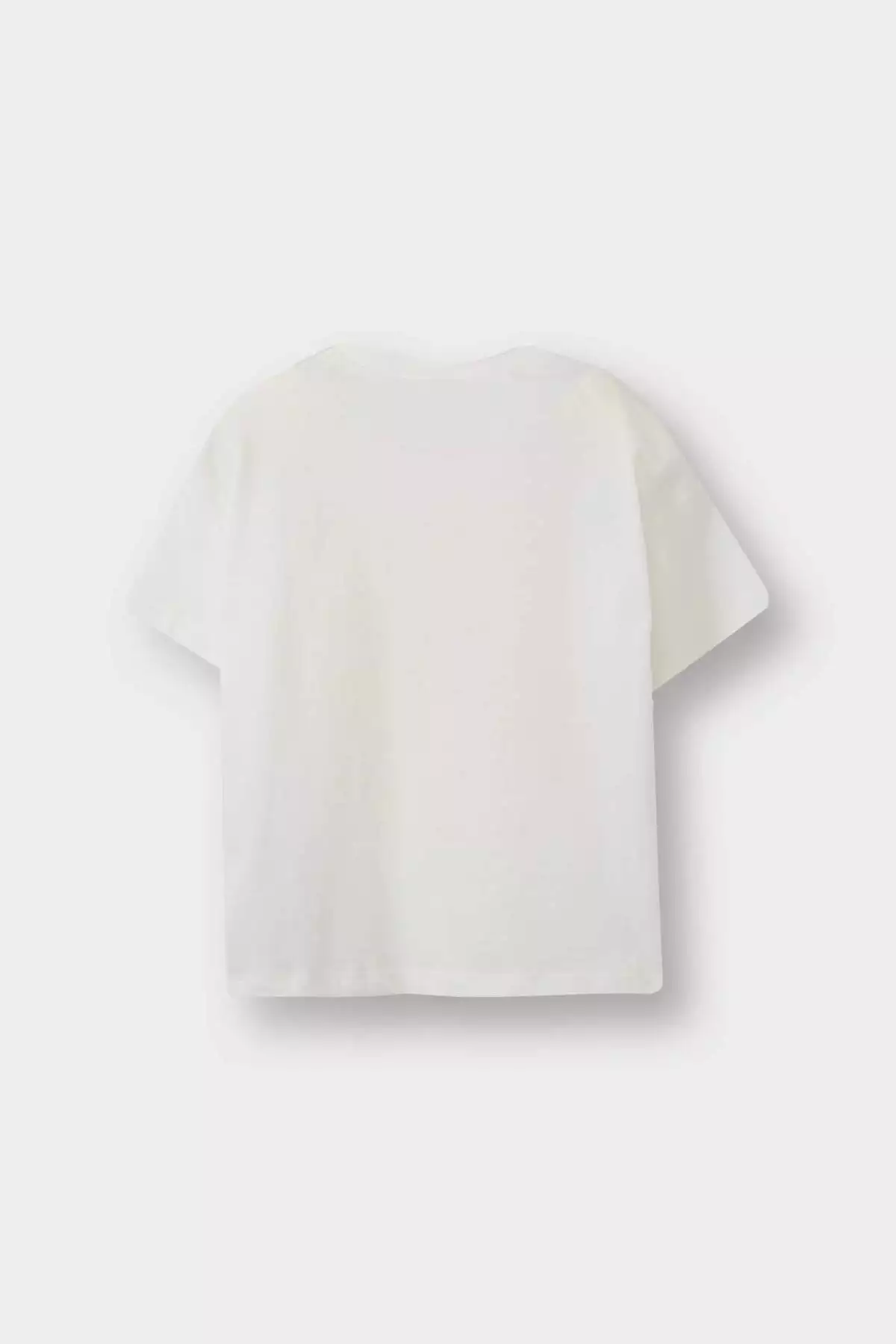 تیشرت کوتاهدست با یقه دوچرخهای و طرح چاپی برای دختر بچه E0723A525SM برند Defacto - 947711447