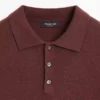 پلیور یقهگرد پشمی ترکیبی برند Massimo Dutti - 985437194
