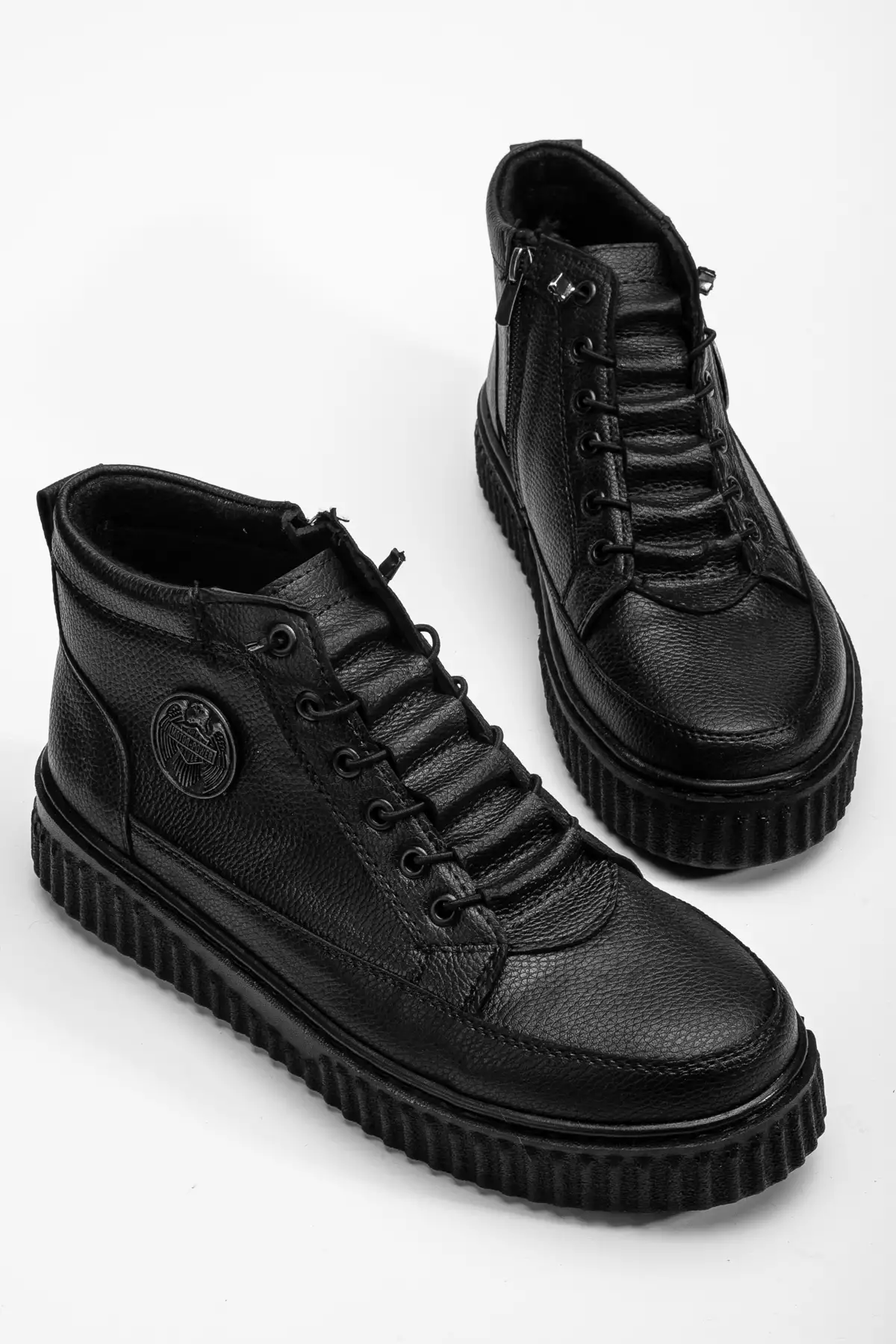 چکمه زمستانی مردانه قابل اعتماد با بند هوشمند و زیپ دارای مقاومت در برابر آب و سرما برند EFNANSHOES - 985015598