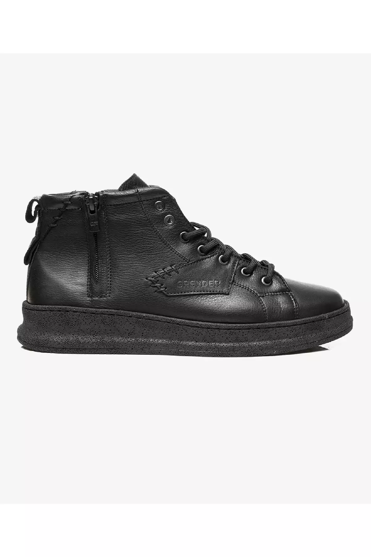 کفش ورزشی بوت چرم طبیعی مشکی مردانه ۳K1UB16373 برند Greyder - 767631886