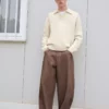 پولوی یقه دار کتان برند Bershka - 977626318