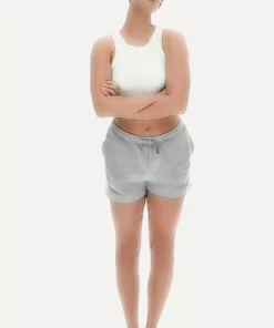 شلوارک سویشرت پنبهای شسته شده برند H&M - 925039724