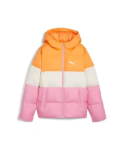 کاپشن پفی کلاهدار پلی استر برای جوانان برند Puma - 841611406